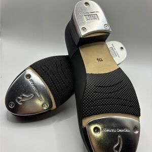 Bloch Dance Girls Audeo Jazz Tap Leather Tap Shoe Size 1.5